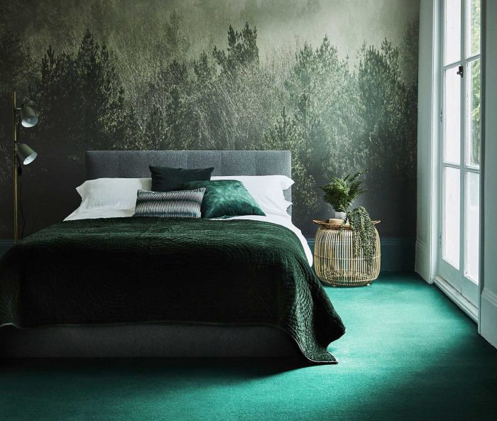 Best green bedroom design ideas