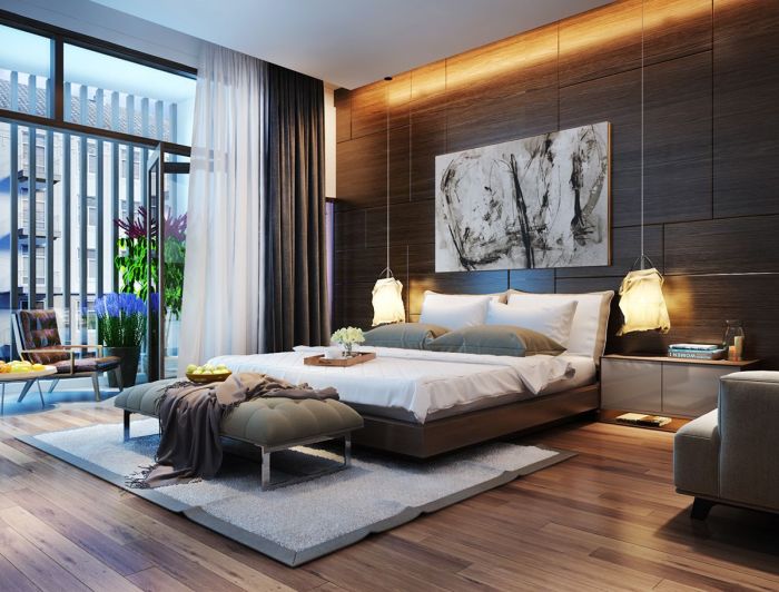 Bedroom modern interior design