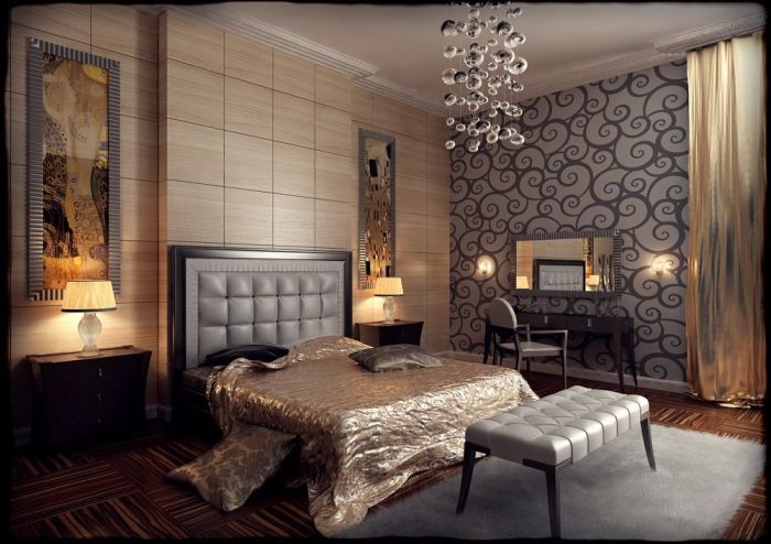 Art deco bedroom design