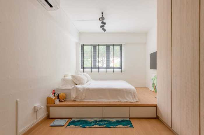 Minimalist small bedroom design