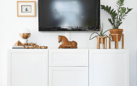 Tv console decor ideas