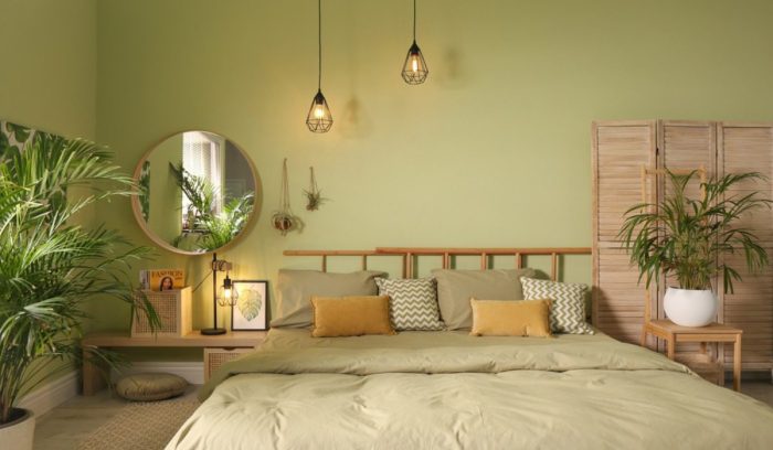 Best green bedroom design ideas