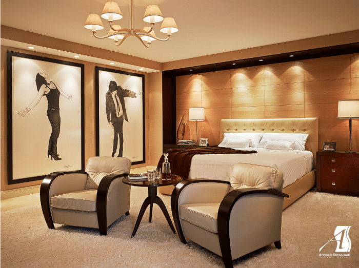 Art deco bedroom design