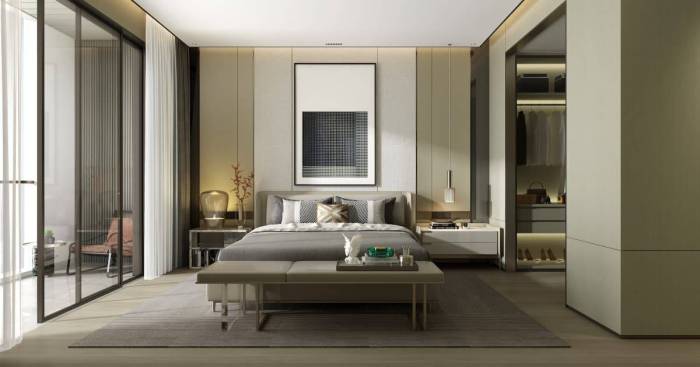 Luxury hotel bedrooms design