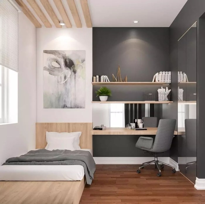 Minimalist small bedroom design